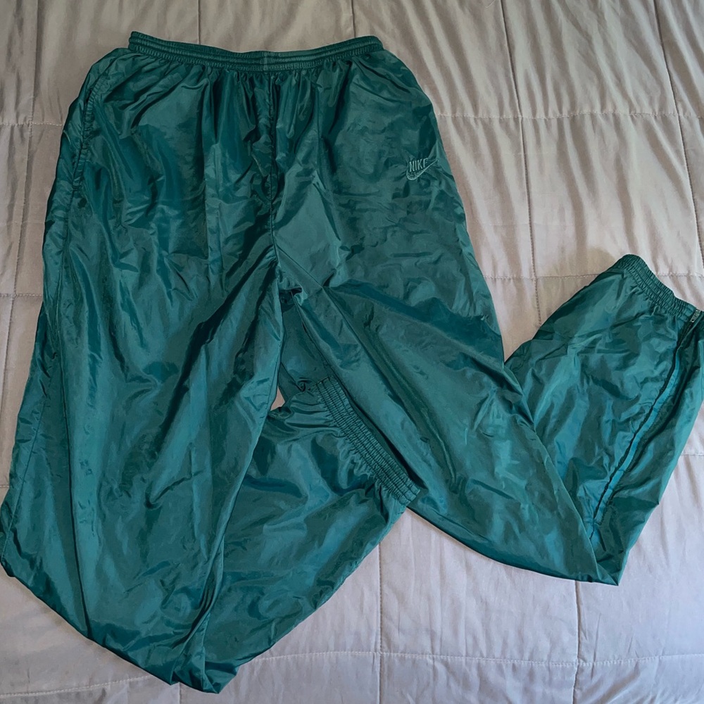 Nike Forest Green Athletic Track Pants